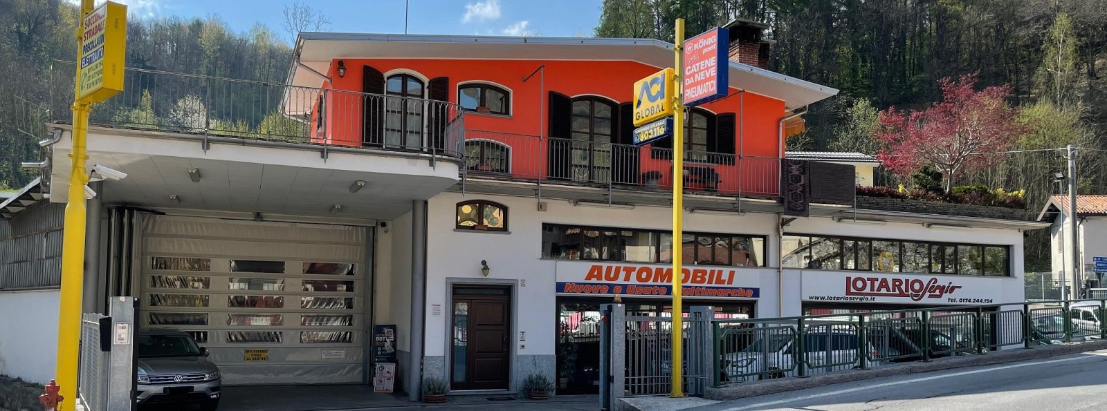 La sede e l'officina Lotario Sergio a Frabosa Sottana